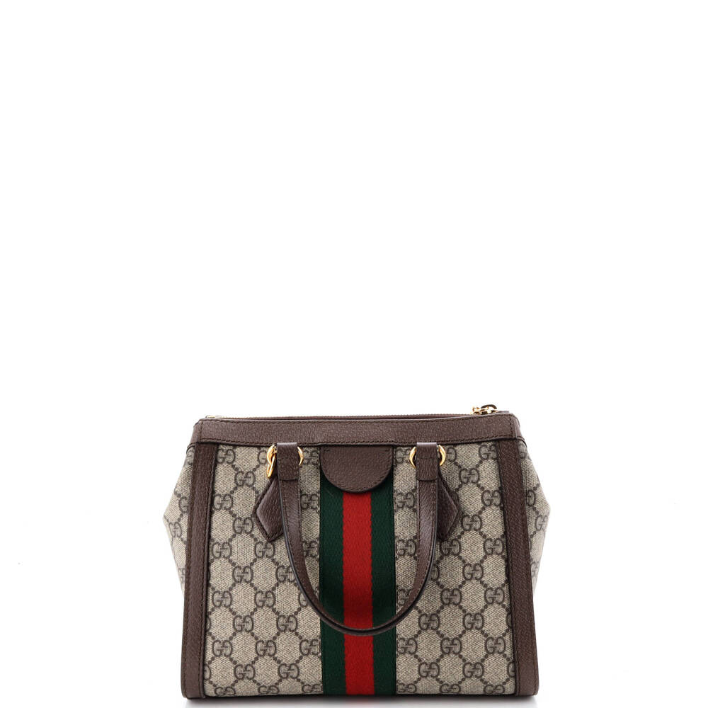 Gucci Ophidia Top Handle Tote Gg Coated #250980G17B - Picture 3 of 7